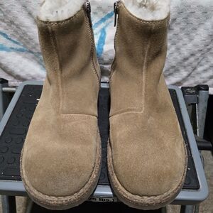 Birkenstock Brown Suede Ankle Booties